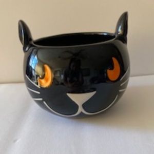 Ceramic Black Cat Bowl